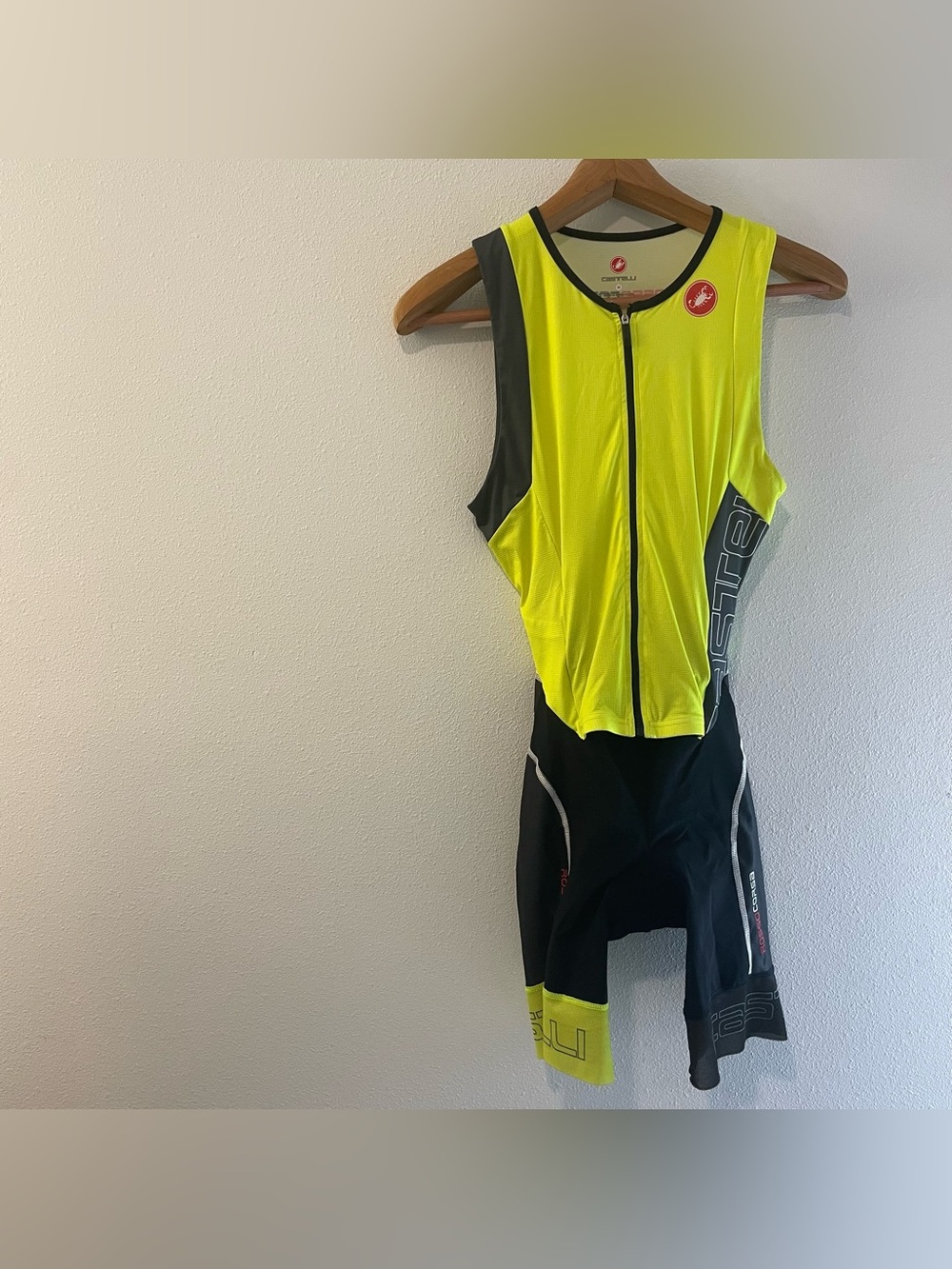 Castelli Men's Free Sanremo 2 Sleeveless Tri Suit size M Cycling Bib Jersey